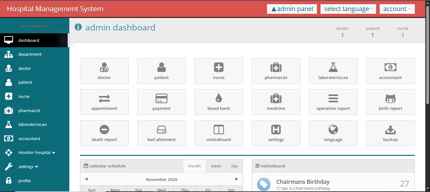 Hospital management System (HMS) - Portfolio by Access Tech Solutions